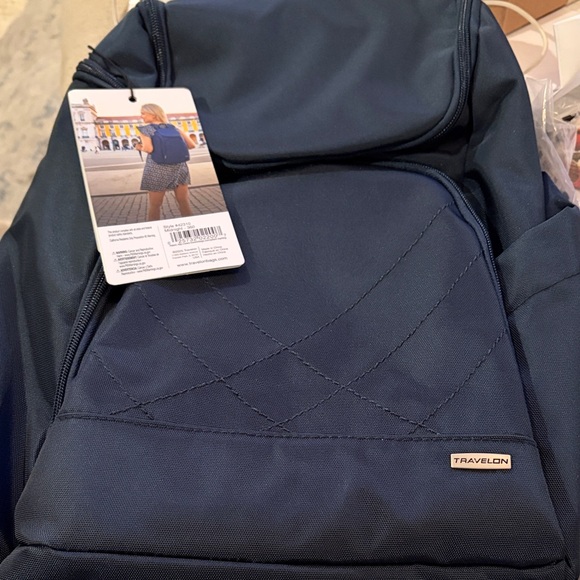 Travelon Midnight Anti-Theft Classic Backpack/NWT - Picture 14 of 16